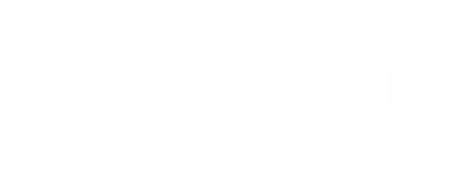 VacaPals tropical island travel illustration